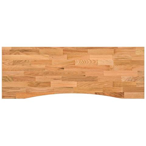 Piano Scrivania Marrone Chiaro 140x50x2,5 Cm In Rovere Massello - Foto 2