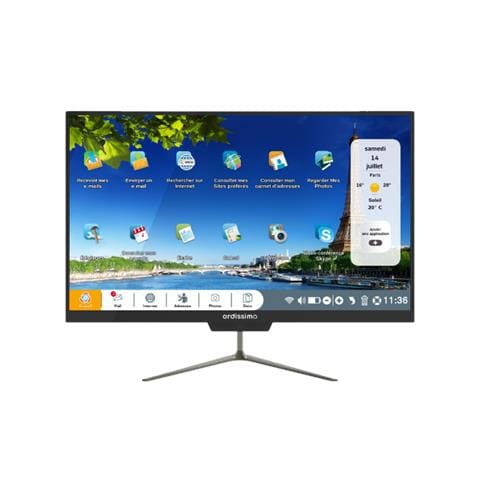 All-in-One Clara 2 Monitor 23,8" Full HD Intel Pentium Silver N5030 3,1 GHz RAM 6GB SSD 256GB - Foto 1