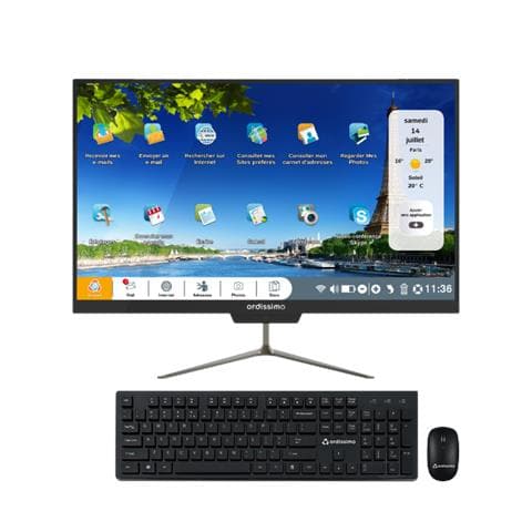 All-in-One Clara 2 Monitor 23,8" Full HD Intel Pentium Silver N5030 3,1 GHz RAM 6GB SSD 256GB - Foto 2