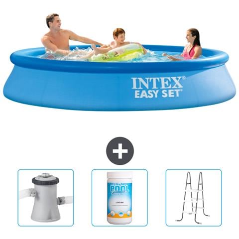Piscina Fuori Terra - In Giro - 305x305x61 Cm - Blu - Include Accessori Coordinati Cb84 - Foto 1