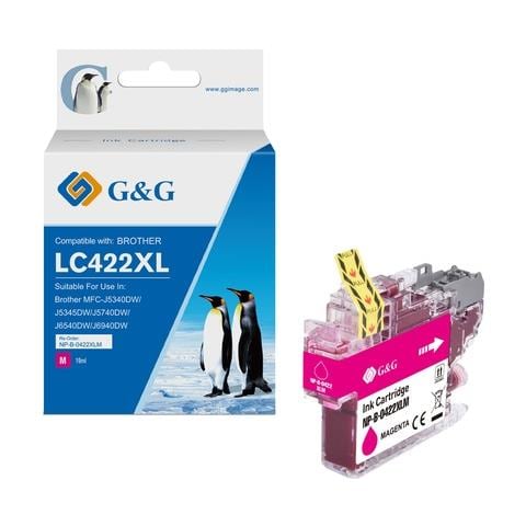 Cartuccia Inkjet LC-422XLM Magenta Capacità 1500 Pagine - Foto 1