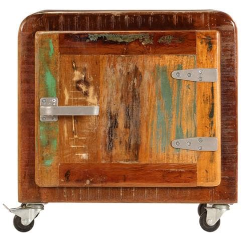 Comodino 50x30x50 Cm Legno Massello Di Recupero - Foto 1