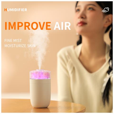 Umidificatore Fiore Eterno: Migliora La Qualità Dell'aria E L'arredamento Pink - Foto 7