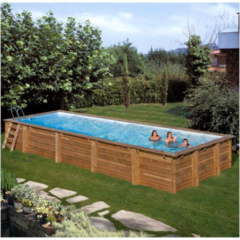 Piscina In Legno Sunbay Mint - 1010 X 418 X 146 Cm Rettangolare - Foto 1