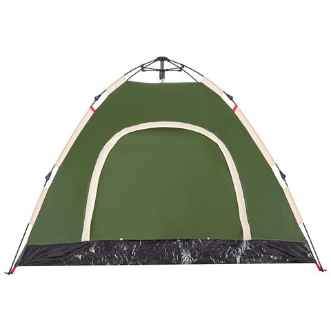 Tenda da Campeggio 3 Persone Verde a Rilascio Rapido - Foto 8