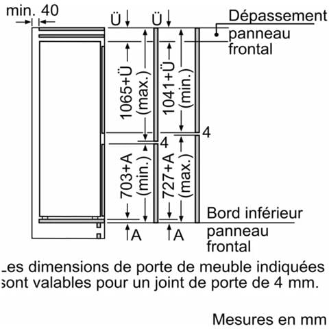 Frigorifero Combinato Bianco No Frost Da 55 Cm E 260 Litri - Kin86adb0 - Foto 8