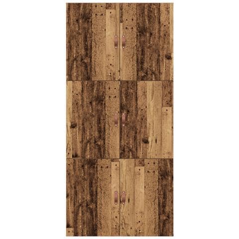 Struttura Letto con Contenitore in Legno Invecchiato 80x200 cm - Foto 9