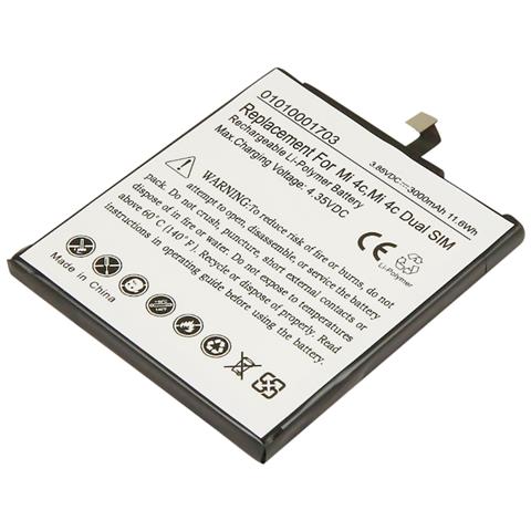Batteria Li-polymer 3.85v 3000mah Per Smartphone Xiaomi Mi4c Mi4c Dual Sim - Foto 1