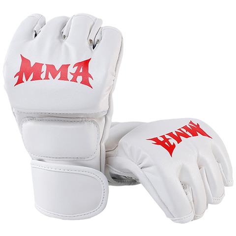 Guanti Da Boxe A Mezze Dita - Allenamento Mma, Sparring E Sacco Da Boxe White - Foto 1