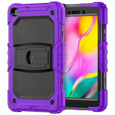 Custodia Per Samsung Galaxy Tab A 8.0"" Armored Con Supporto Viola - Foto 1