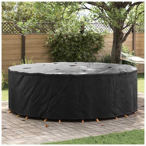 Copertura per mobili da esterno 279 x 279 x 105 cm Tessuto 420D - Foto 2