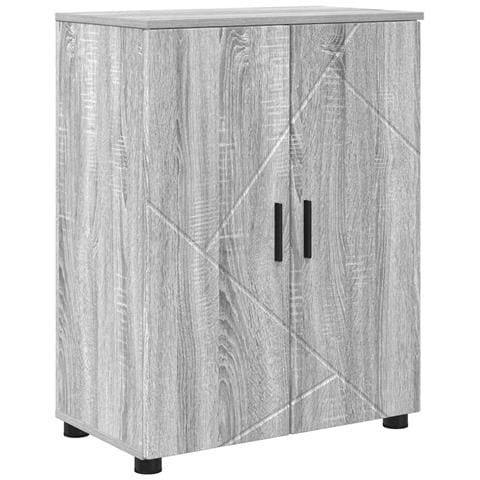 Mobile da Bagno Grigio sonoma 60 x 35 x 80 cm Legno multistrato - Foto 1