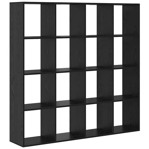 Armadio per Libri Rovere nero 137.5 x 29 x 137.5 cm - Foto 1