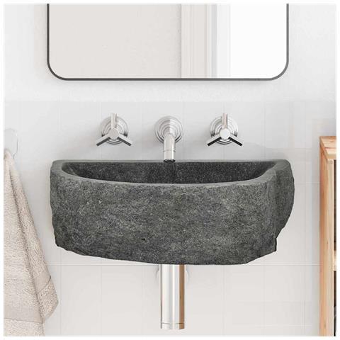 Lavabo a parete Grigio (38-45) x (30-35) x 15 cm - Foto 2