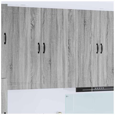 Pensile cucina Grigio Sonoma 50 x 31 x 100 cm Legno multistrato - Foto 2