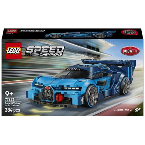 Speed Champions 77253 Super Auto Sportiva Bugatti Vision GT, Macchina Giocattolo con Minifigure, Regalo per Bambini 9+ - Foto 1