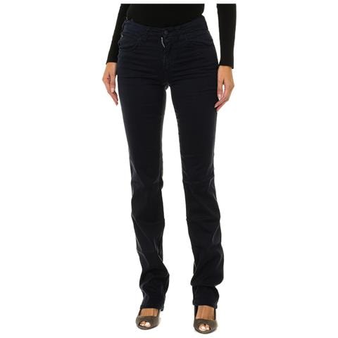 Pantalone Lungo In Tessuto Elasticizzato 6y5j75-5n22z Donna - Foto 1