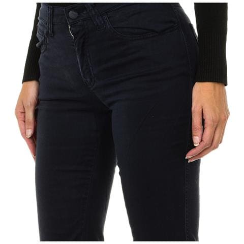 Pantalone Lungo In Tessuto Elasticizzato 6y5j75-5n22z Donna - Foto 3