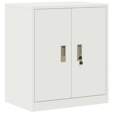Armadio Bianco 60 x 40 x 70 cm Acciaio - Foto 1