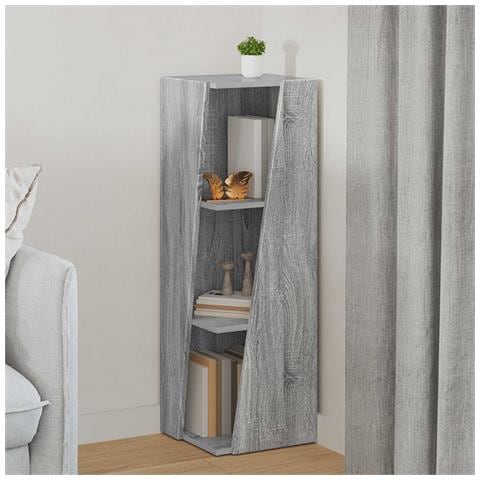 Mensola laterale Grigio Sonoma 33 x 32 x 100,5 cm - Foto 2