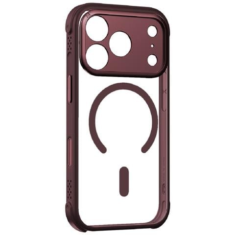 Cover per iPhone 17 Pro - TPU+PC, Vino, Antiurto - Foto 4