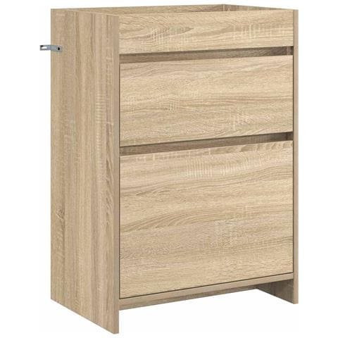 Mobiletto da Bagno Sotto Lavabo Rovere Sonoma 56 x 37,5 x 81 cm - Foto 1