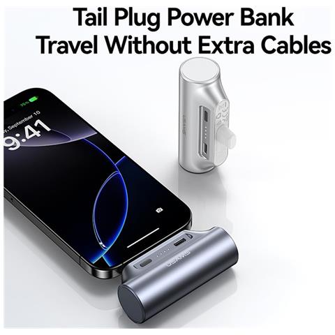 Power Bank - Argento, 3000 mAh - Foto 2
