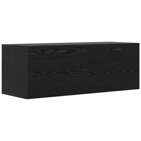 Armadietto a muro Rovere nero 100 x 36,5 x 35 cm - Foto 1
