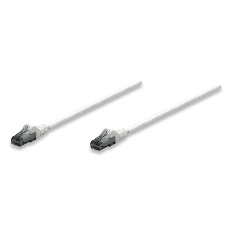 ICOC CCA6U-005-WH - Cavo di rete Patch in CCA Cat. 6 Bianco UTP 0,5 mt - Foto 1