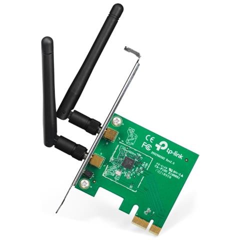 Scheda Pci-Express 300 Mbps Wireless Con 2 Antenne Staccabili - Foto 1