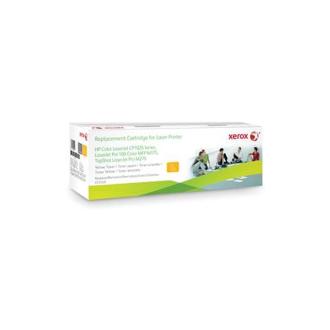 TONER COMPATIBILE - 106R02259  per CE312A Giallo per LaserJet CP1025 Capacità 1100 Pagine - Foto 1