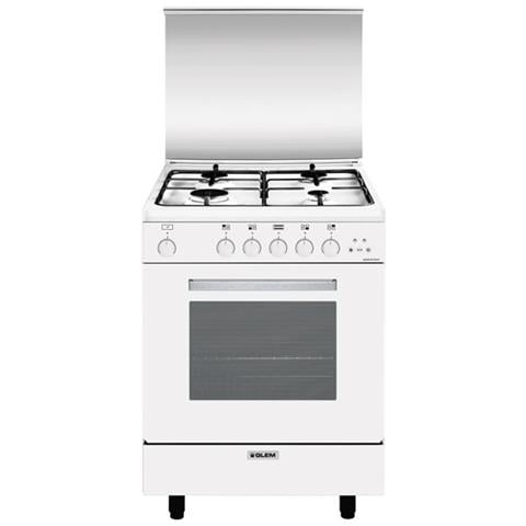 Cucina a Gas A654VX 4 Fuochi Gas Forno Gas Classe A Dimensioni 60x50 Colore Bianco Serie Alpha - Foto 6