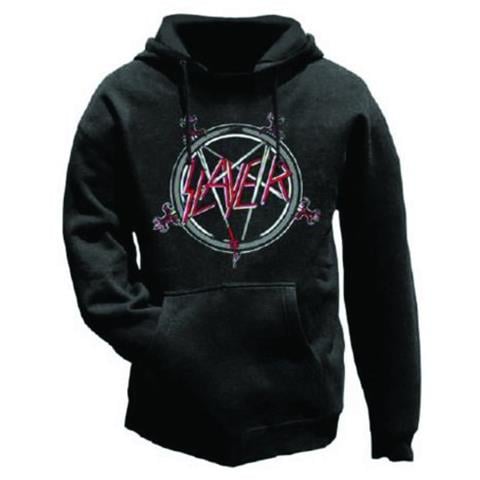 Slayer - Pentagram (Felpa Con Cappuccio Unisex Tg. M) - Foto 1
