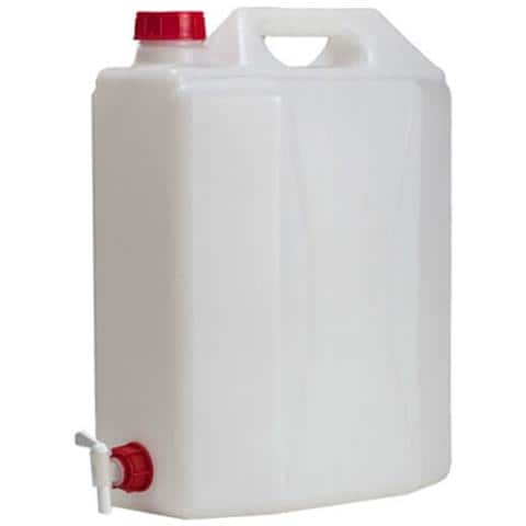 Tanica Bidone Plastica Pvc Trasporto Acqua Liquidi 10 Lt M82210r - Foto 2