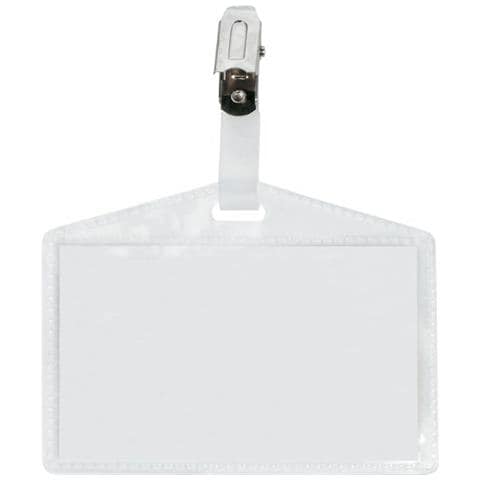 Pass 3 P Supporto per badge Metallo, Polipropilene (PP) 10 pz - Foto 1