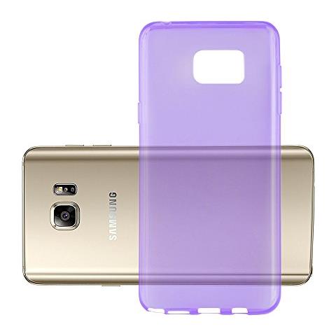 Custodia Compatibile Con Samsung Galaxy Note 5 In Viola Trasparente - Coperchio Protettivo In Silicone Tpu Flessibile - Foto 1