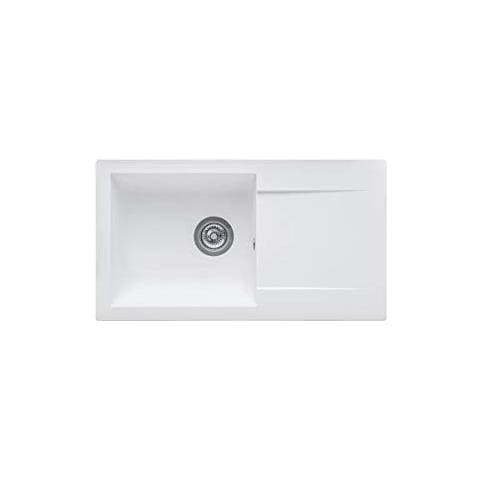 Lavello Stradour Costruito In Einna, In Scm Bianco Uni 17, 1 Vasca, Dimensioni 78 * 43,5 Centimetri, Svuotamento Manuale - Foto 1