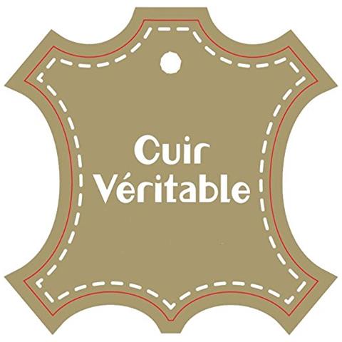 Elba 400064920 Astuccio Forma Rotondo In Pelle Diametro 22 X 6 Centimetri Inchiostro - Foto 2