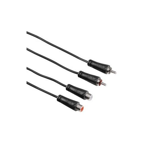 3m 2 x RCA M / F 3m 2 x RCA 2 x RCA Nero cavo audio - Foto 1
