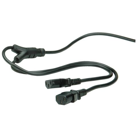 19.08.1022, CEE7/7 Schuko, C13 coupler, Maschio / femmina, 250V, 10A, 1,8 mm (0.0709")  - Foto 1