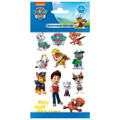 Neptattoos Carta Paw Patrol Junior 12 Pz - Foto 1