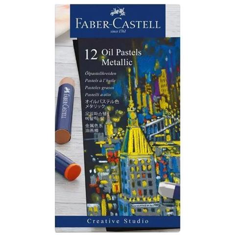 Pastelli a Olio CF12 con 12 Colori Metallizzati - Foto 1