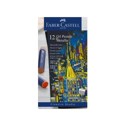 Pastelli a Olio CF12 con 12 Colori Metallizzati - Foto 2