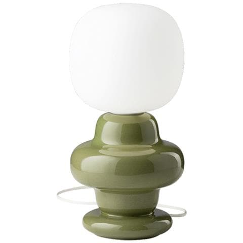 Applique Vintage Decò Copacabana Ceramica Verde 1 Luce E27 - Foto 1