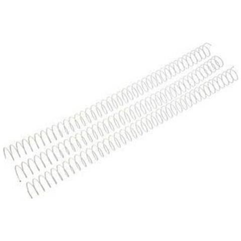 Spirali Per Rilegatura Fellowes 100 Unità Bianco Metallo Ø 18 Mm - Foto 1
