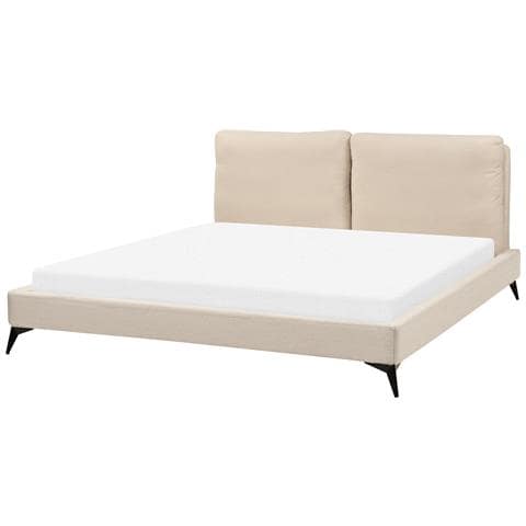 Letto Bouclé Melle 180 X 200 Cm Beige - Foto 15