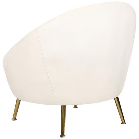 Poltrona Velluto Bianco Langa - Foto 2