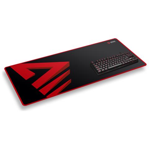 Turbo Dynamic Tappetino per mouse per gioco da computer Nero, Rosso - Foto 2