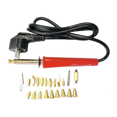Incisore Elettrico 30w Incisione Scritte Legno Sughero Saldatore 22 Punte Stilo - Foto 1