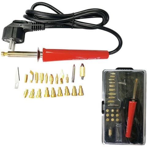 Incisore Elettrico 30w Incisione Scritte Legno Sughero Saldatore 22 Punte Stilo - Foto 3